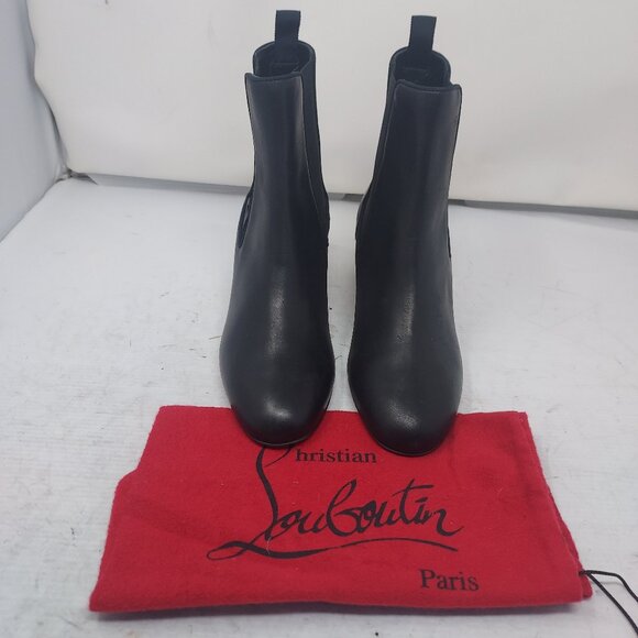 Christian Louboutin Black Leather Turelastic Chelsea Boot - Picture 6 of 12